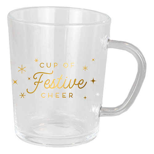 Mulled Wine Glass Mug Festive Assorted Designs