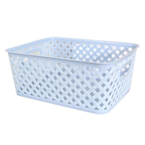 Pastel Woven Storage Basket – Assorted Colours