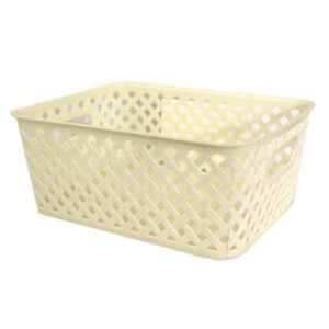 Pastel Woven Storage Basket - Assorted Colours