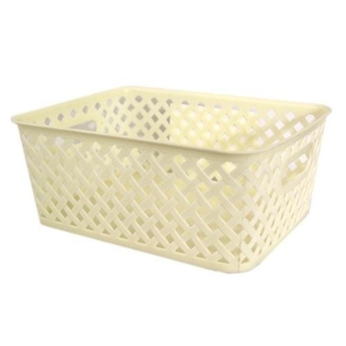 Pastel Woven Storage Basket – Assorted Colours