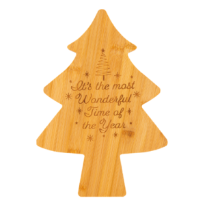 Christmas Tree Wooden Chopping Board 33cm