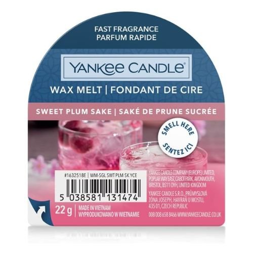 Yankee Candle Sweet Plum Sake Wax Melt 22g
