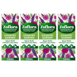 Zoflora Country Garden Concentrated Fragrance 120ml Assorted Packs