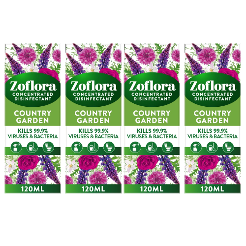 Zoflora Country Garden Concentrated Fragrance 120ml Assorted Packs