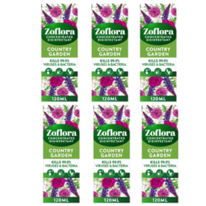 Zoflora Country Garden Concentrated Fragrance 120ml Assorted Packs