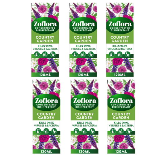 Zoflora Country Garden Concentrated Fragrance 120ml Assorted Packs