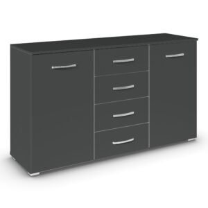 Rauch Aditio Medium 120cm Metallic Dark Grey Sideboard