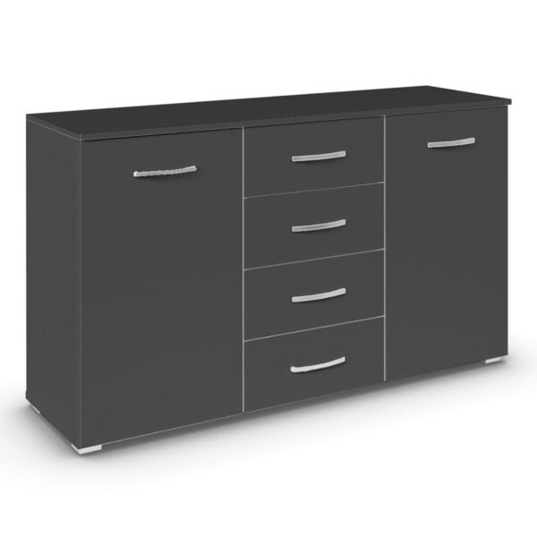Rauch Aditio Medium 120cm Metallic Dark Grey Sideboard