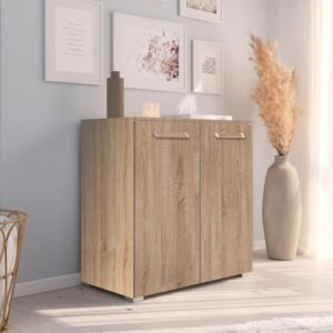 Rauch Evelyn Small Sideboard - 80cm - 2 Door - Sonoma Oak