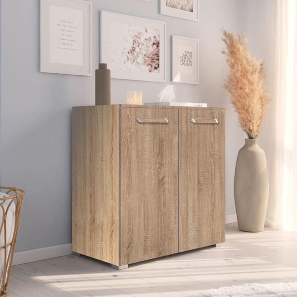 Rauch Evelyn Small Sideboard – 80cm – 2 Door – Sonoma Oak